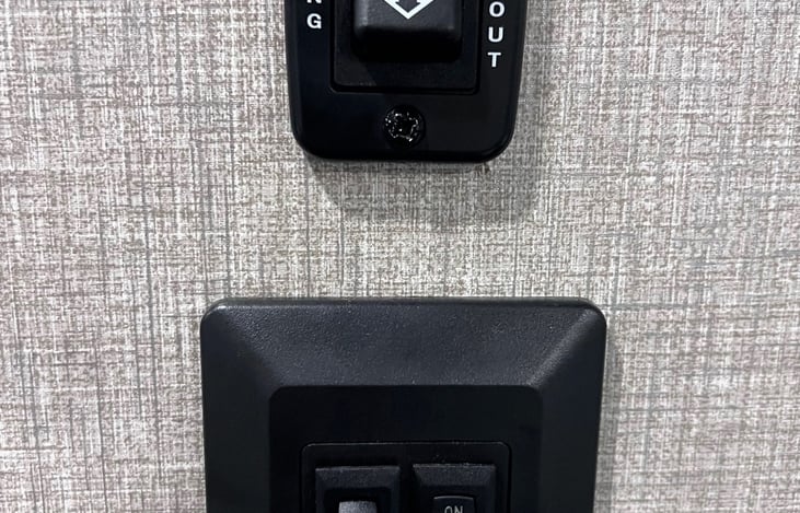 Power awning & light switch.