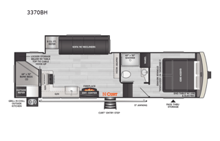 2022 Keystone RV Arcadia 3370BH w/ Bunk Room