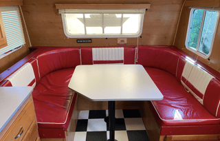 Retro Trailer "Big Red" in Mystic,  Delivery Only