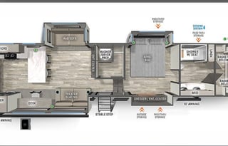 Luxury 2024 Forest River Sierra 3800RK | Sleeps 4