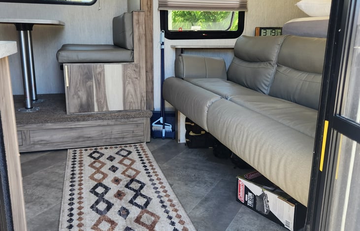 Sofa from the front entrance