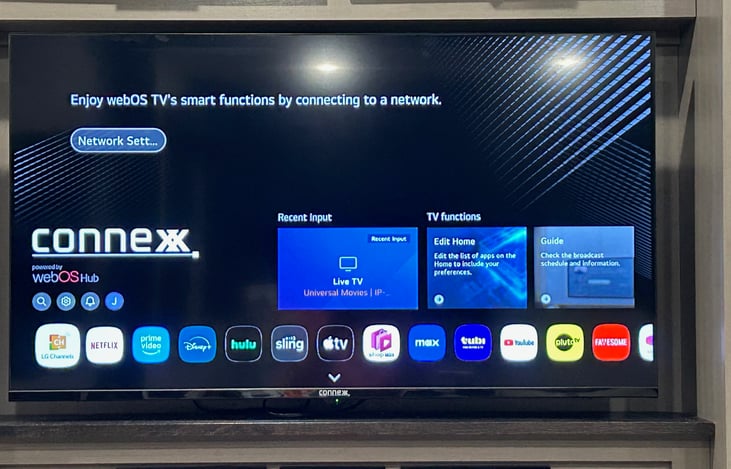 Smart HDTV—stream movies, shows & music with ease