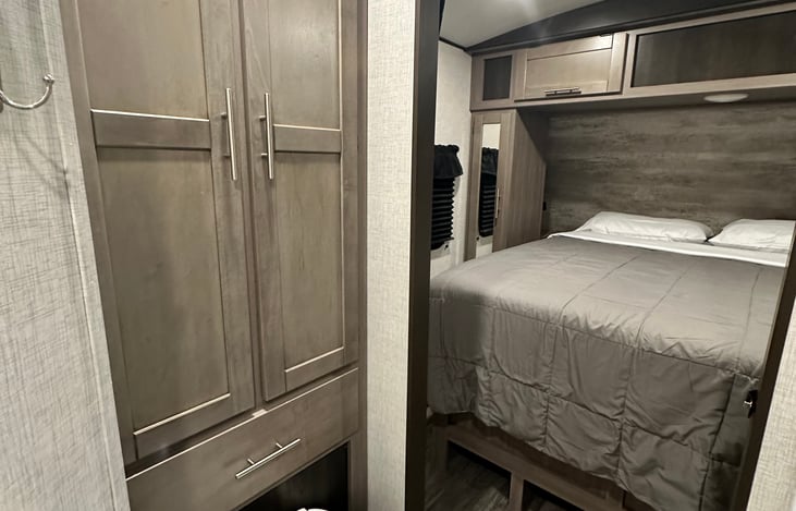 Linen closet in main bath