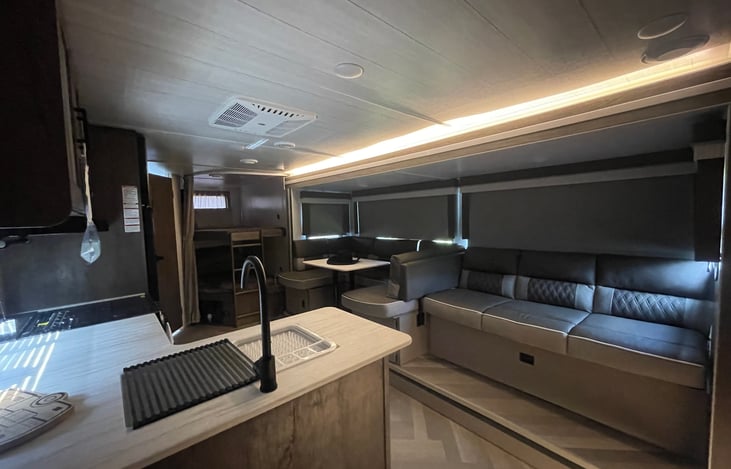 Complete black out curtains to enjoy movie night