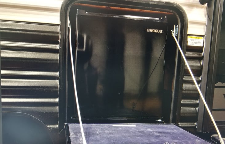 outside beverage mini fridge