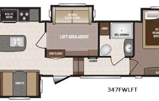 2016 Keystone Sprinter 347FWLFT
