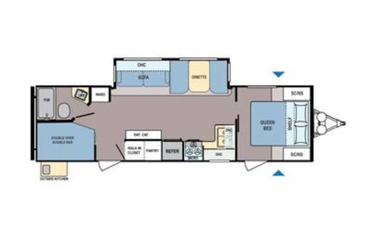 Coleman Light 2835BH Floor Plan
