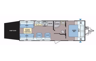 2019 Coleman 250tq Toy Hauler