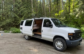 PNW Van Conversion | Solar · Roof Rack · Fridge