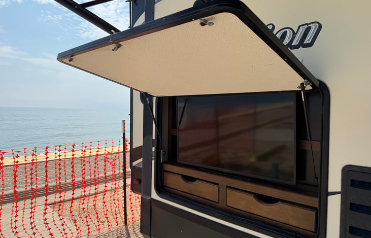 Large outdoor TV