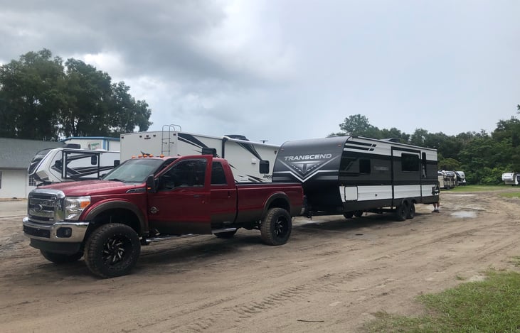 Our full setup!! The day we got her.