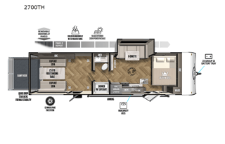 2023 Forest River RV Ozark 2700TH