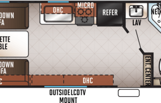 ** PARTY DECK** 2020 Travel Trailer/Toy Hauler