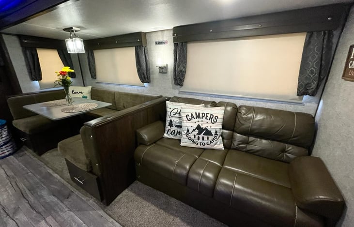 Sofa during a day and converter to bed at night