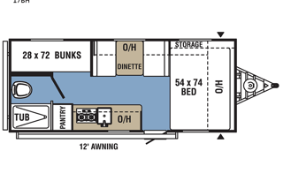 2022 Coachmen RV Clipper Ultra-Lite 17BH