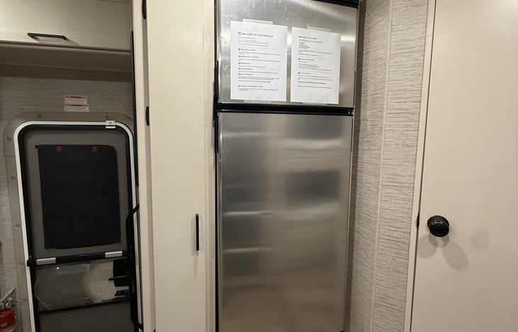 Large fridge and freezer