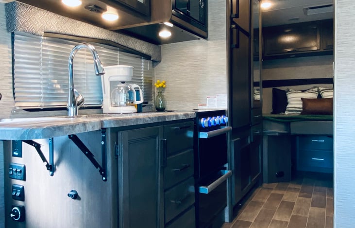 Countertop extension for added countertop space