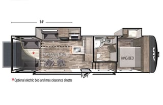 Forest River XLR Boost Toyhauler(Golf Cart extra)