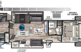 2022 Forest River RV Vibe 34BH