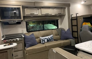 New for 2025 large fridge and plush pads for beds!