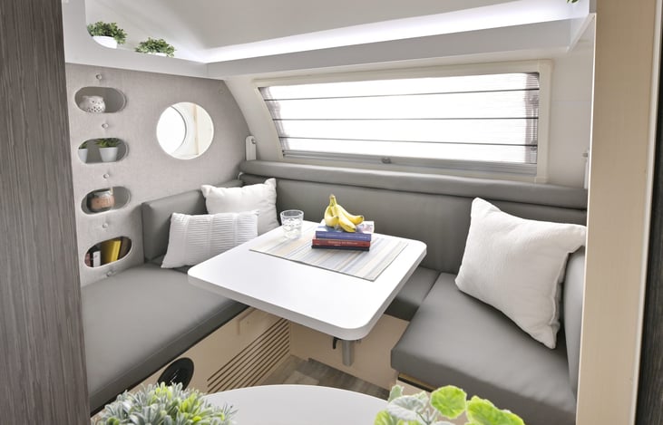 Dinette (coverts to a bed with an option for a top bunk)