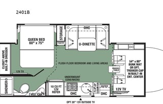 2020 Forest River RV Forester MBS 2401B