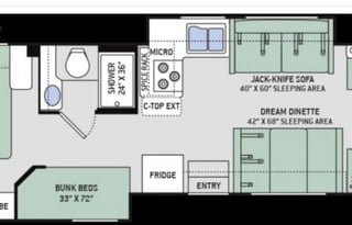 2019 Thor Motor Coach Chateau 30D Bunkhouse