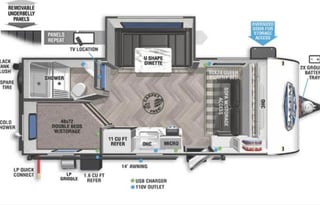 2022 Forest River RV Salem FSX 178BHSKX