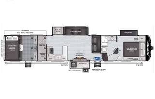 2020 Keystone Raptor 423 Toy Hauler GarageDelivery