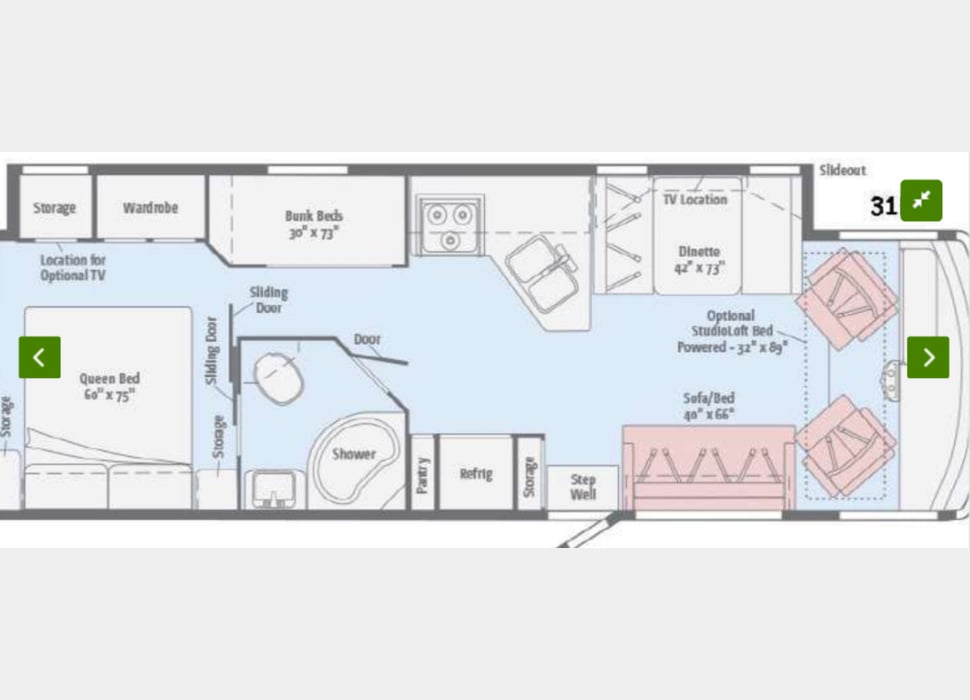 Class A Motor Home rentals in Sussex