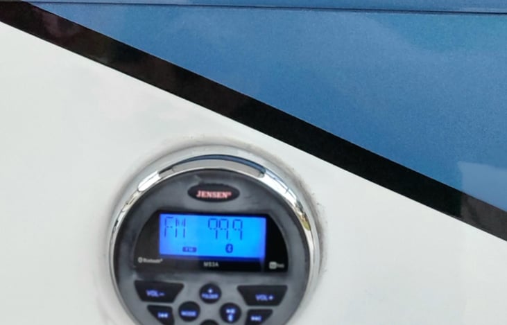 Outside radio control under the TV