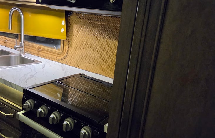 Stove, oven, microwave, fridge, freezer