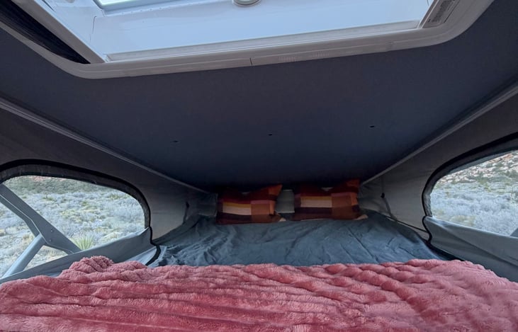 pop up sleeping area