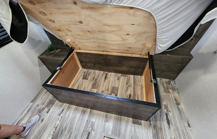 under master bed storage