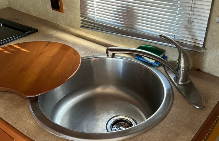 Kitchen Sink.  Use the included sink cover to turn it into an extended prep station.