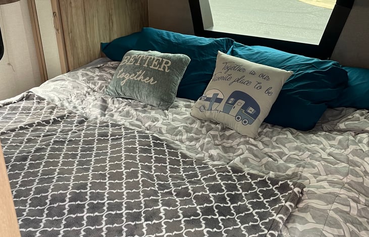 King size bed in master