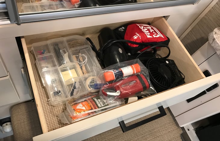 Included misc. items and first aid kit