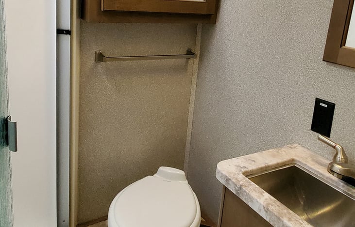 Forward Bathroom also has a shower.