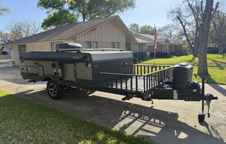 Pop Up Camper w/ Cargo Deck