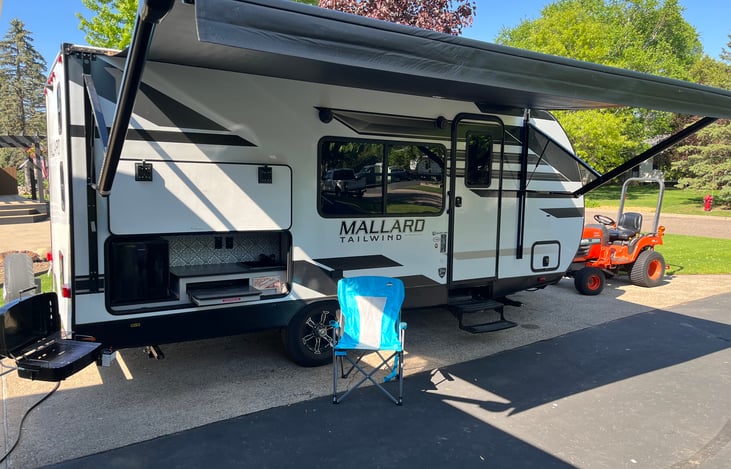 Awning out