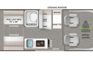 T2023 CONVENIENT & EASY TO DRIVE RV!!  SCOPE 18A