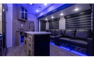 Bunk  House Set Up , Available 5th wheel hitch use