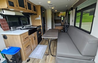 The Black Pearl | Luxury Toy Hauler & Patio Deck!
