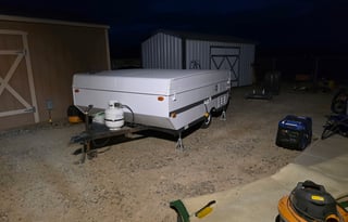 Older but remodeled pop up camper for rent