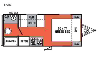 17 ft Travel trailer (20 ft overall) under 4k lbs