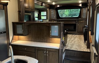 Comfy front living with plenty of storage