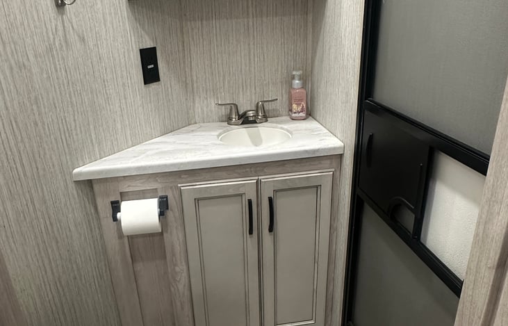 Half bath in bunk room