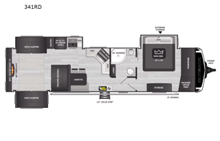 2021 Keystone Outback 341RD Travel Trailer