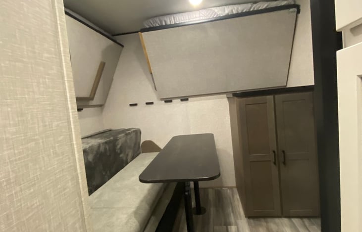 Spacious second private living area by day and bunkhouse by night