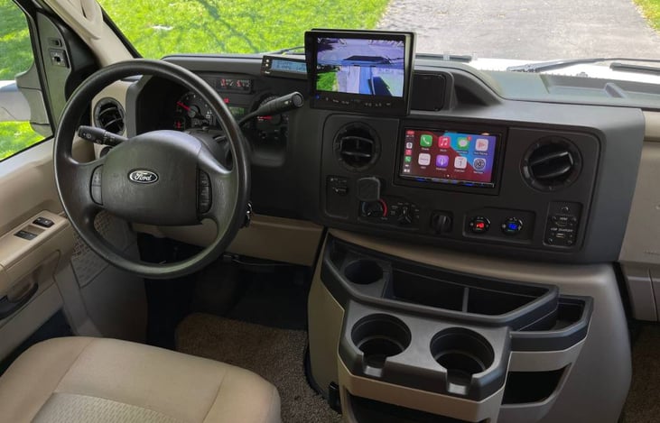 Upgraded radio and upgraded cameras.